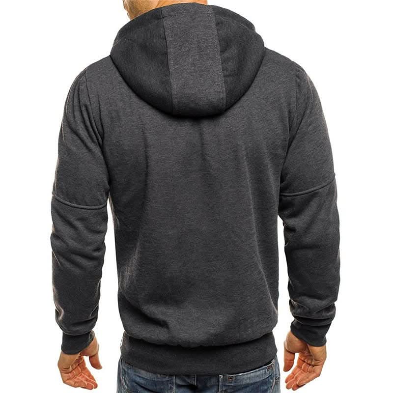 James Thornfield | Sweat à capuche polaire zippé Drax bleu marine