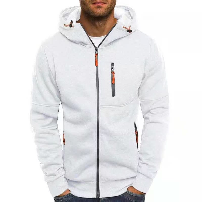 James Thornfield | Sweat à capuche polaire zippé Drax bleu marine