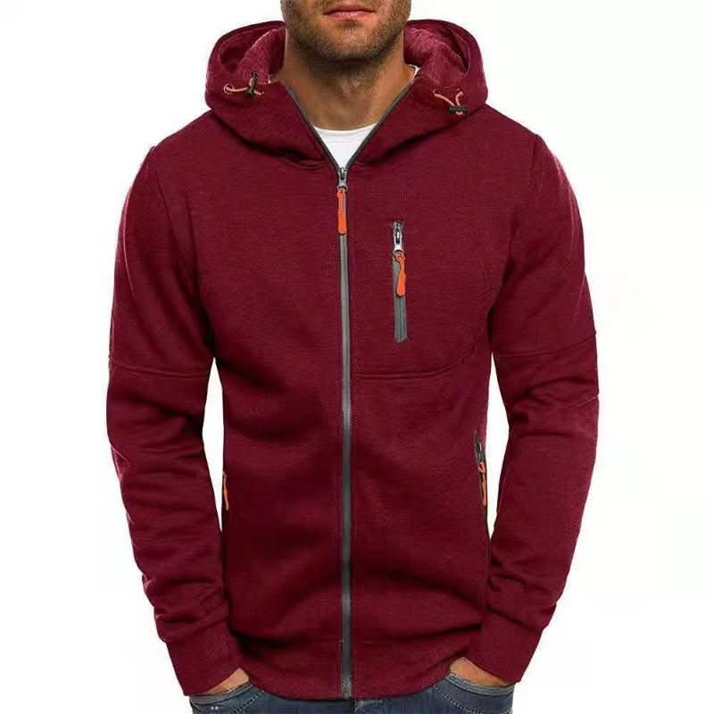 James Thornfield | Sweat à capuche polaire zippé Drax bleu marine