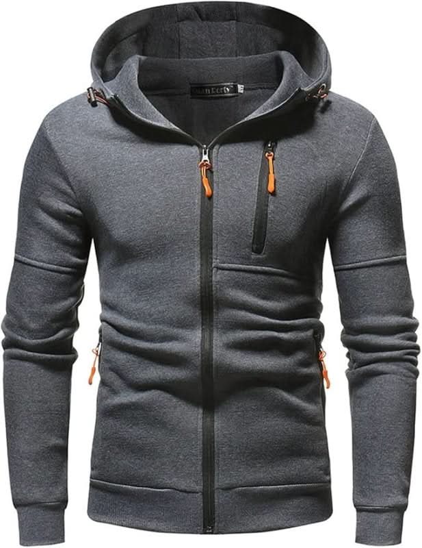 James Thornfield | Sweat à capuche polaire zippé Drax bleu marine