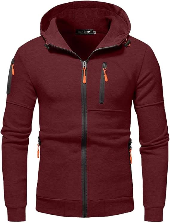 James Thornfield | Sweat à capuche polaire zippé Drax bleu marine