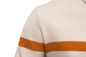 Miles Kendall | Quarter-Zip Colour Block Sweater For Men