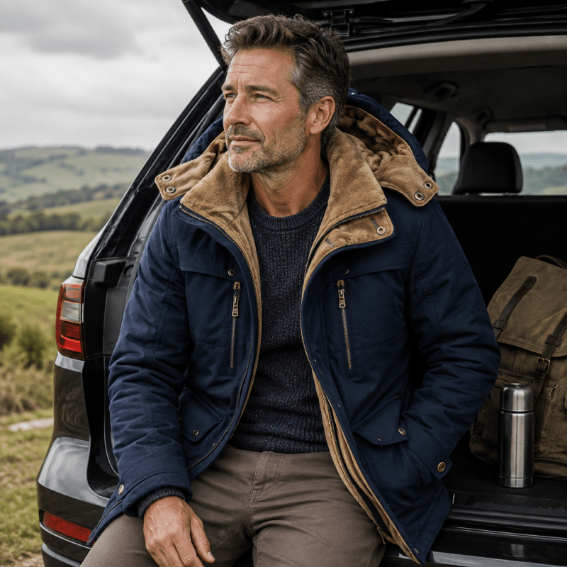 William Harrison | Parka à capuche isolée pour homme