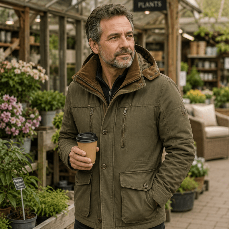 William Harrison | Parka à capuche isolée pour homme