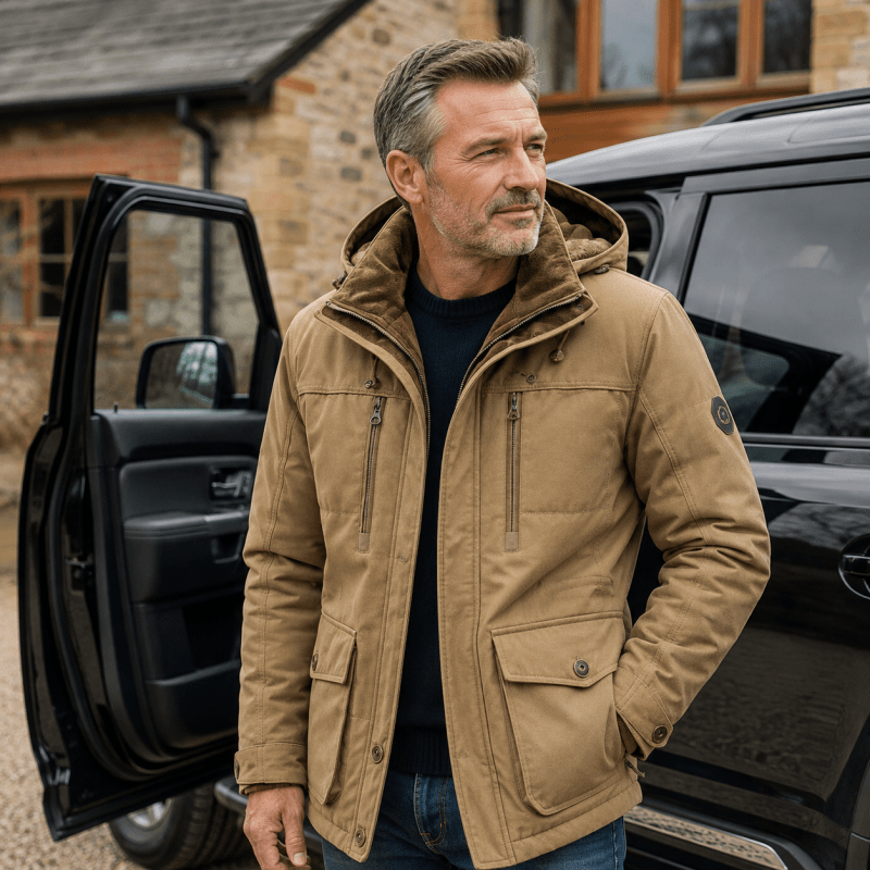 William Harrison | Parka à capuche isolée pour homme