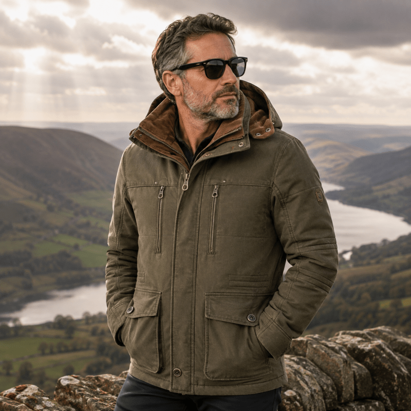 William Harrison | Parka à capuche isolée pour homme