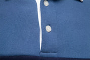 Graham Whitlock | Colour-Block Polo Sweater With Ribbed Cuffs