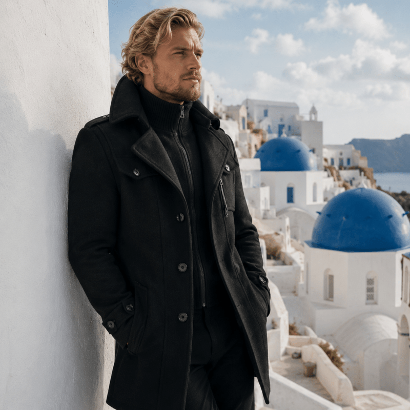 Oliver Hartstone | Manteau en mélange de laine Harvard – Chaleur sur mesure haut de gamme