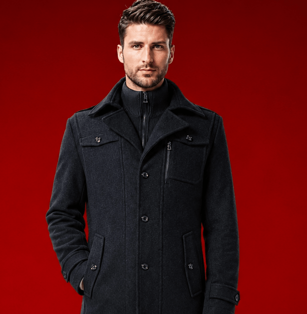 Oliver Hartstone | Manteau en mélange de laine Harvard – Chaleur sur mesure haut de gamme