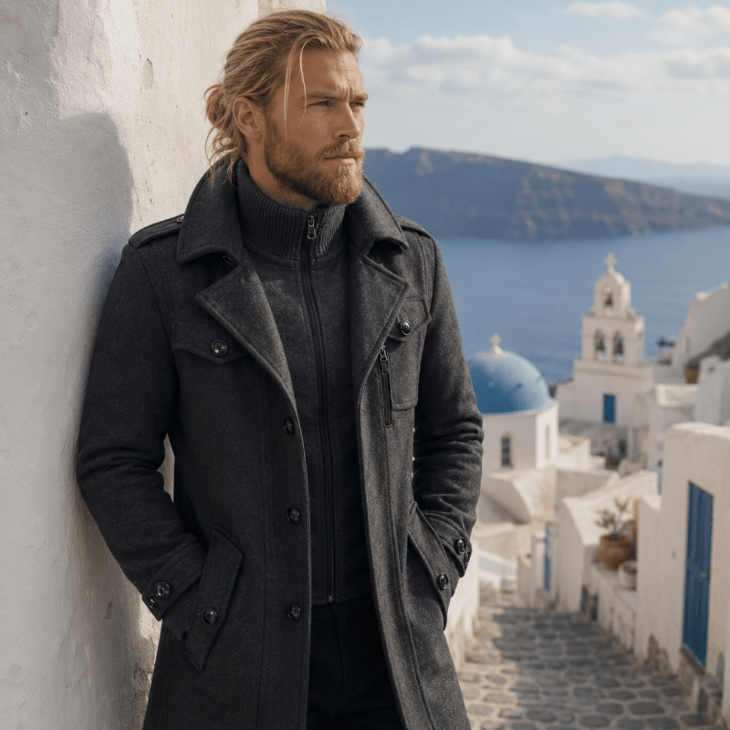 Oliver Hartstone | Manteau en mélange de laine Harvard – Chaleur sur mesure haut de gamme
