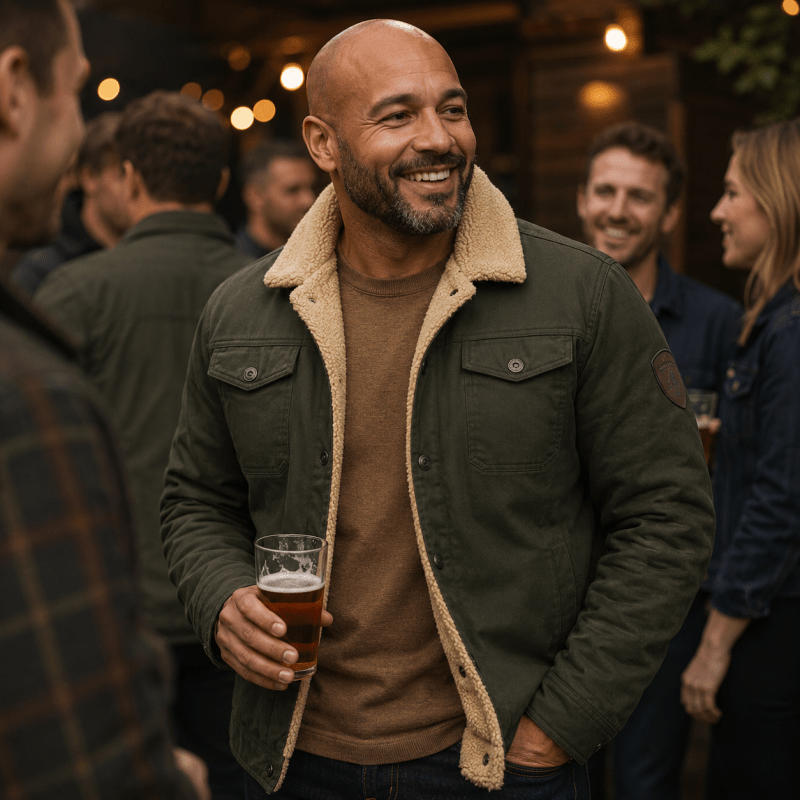 Thomas Hartwell | Veste Huntsman doublée en sherpa