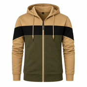 Graham Pickford | Colorblock Zip-Up Hoodie For Men