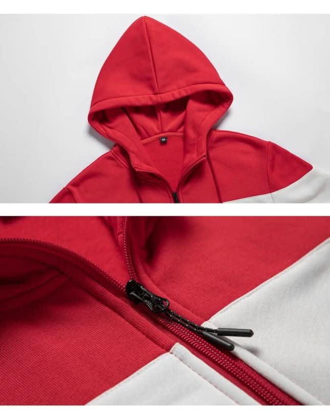 Graham Pickford | Colorblock Zip-Up Hoodie For Men