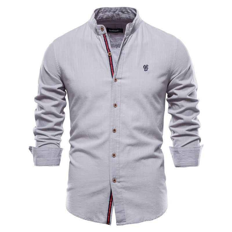 Callum Bardsley | Cotton Shirt With Contrast Placket