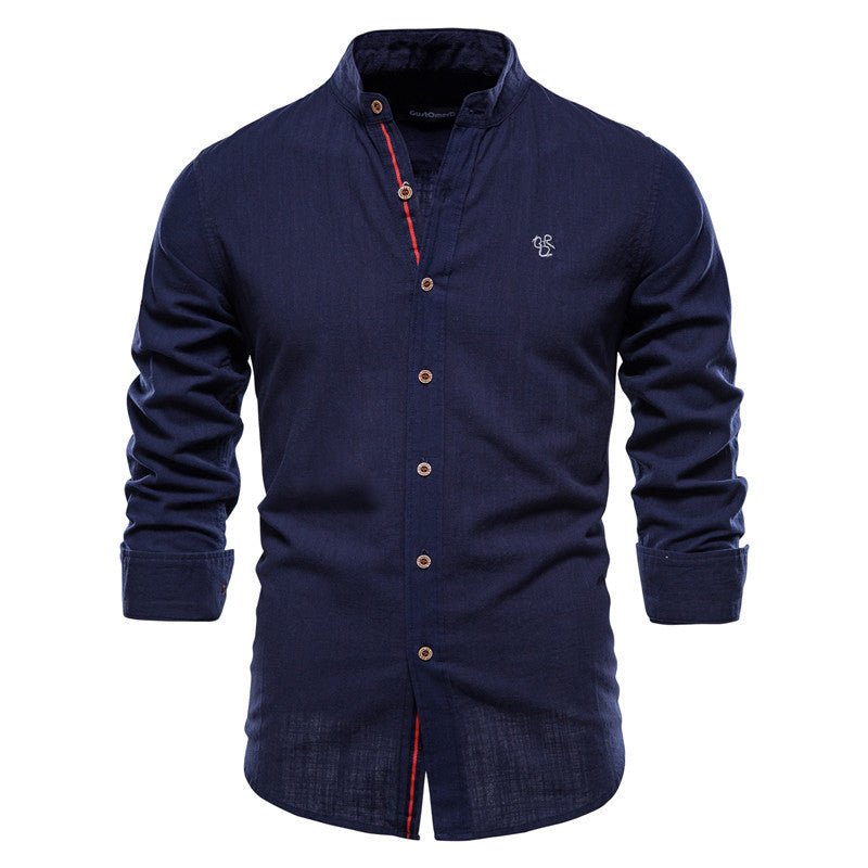 Callum Bardsley | Cotton Shirt With Contrast Placket