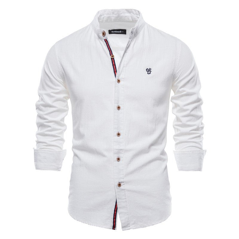 Callum Bardsley | Cotton Shirt With Contrast Placket