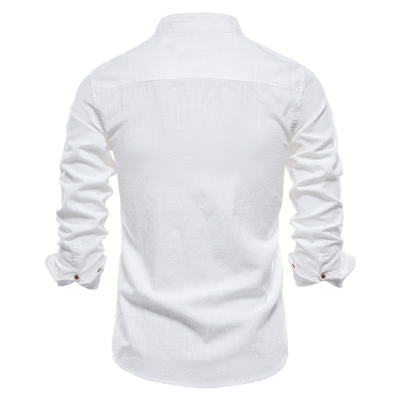 Callum Bardsley | Cotton Shirt With Contrast Placket