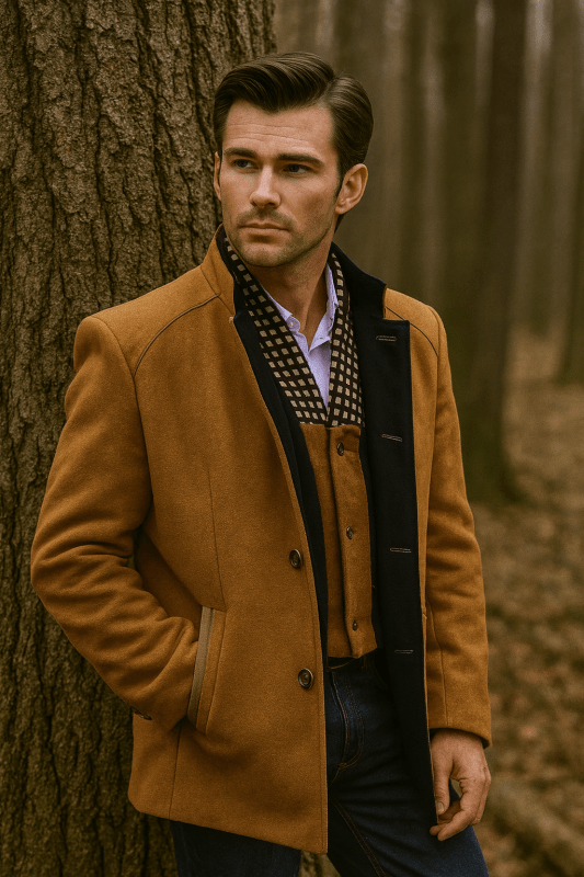 Frederick Ashby | Knightsman Wool-Blend Overcoat with Detachable Collar