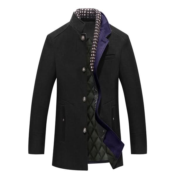 Frederick Ashby | Knightsman Wool-Blend Overcoat with Detachable Collar