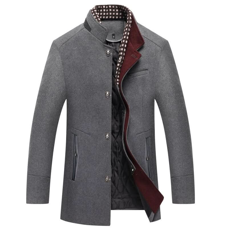 Frederick Ashby | Knightsman Wool-Blend Overcoat with Detachable Collar
