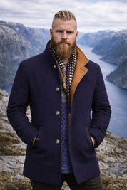 Frederick Ashby | Knightsman Wool-Blend Overcoat with Detachable Collar