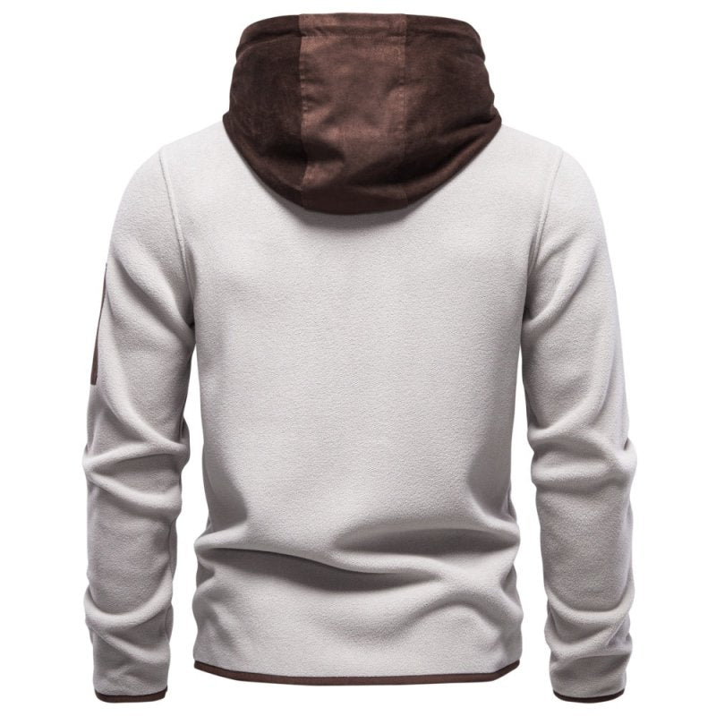 Gideon Sharpe | Fleece-Lined Hoodie With Contrast Detailing