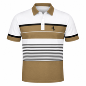 Barnaby Kingsley | Striped Contrast Polo Shirt