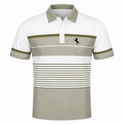 Barnaby Kingsley | Striped Contrast Polo Shirt