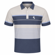 Barnaby Kingsley | Striped Contrast Polo Shirt