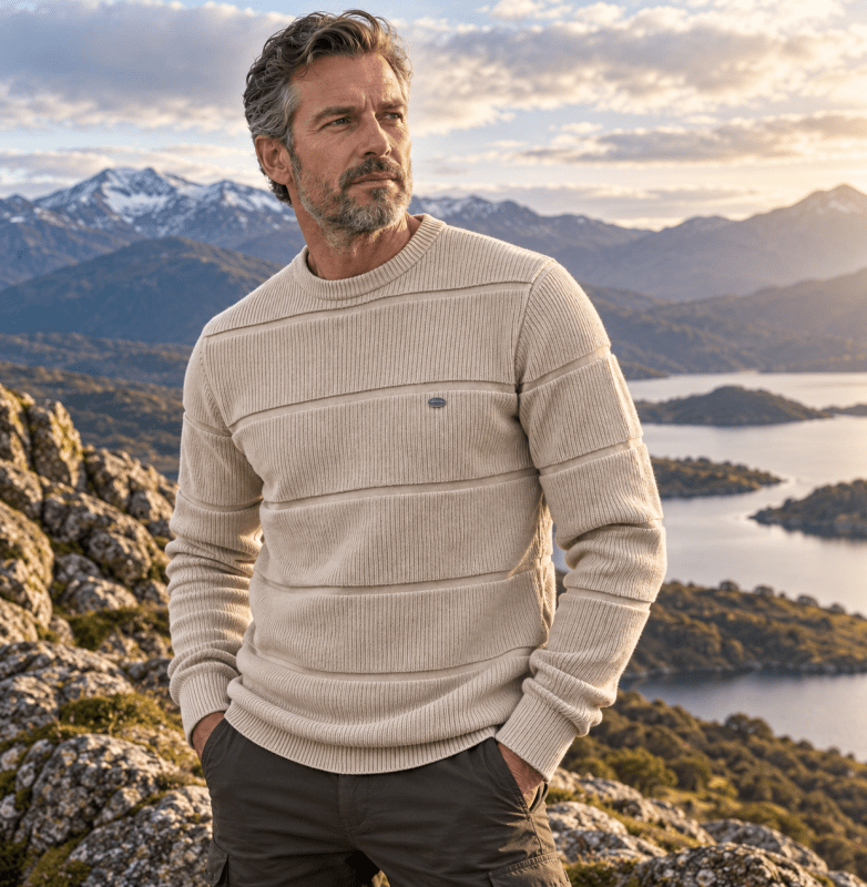 Graham Pearce | Cotton-Rich Crew Neck Sweater