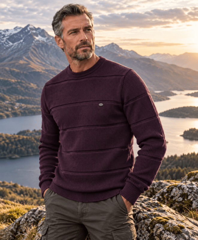 Graham Pearce | Cotton-Rich Crew Neck Sweater