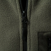 Rowan Sutherland | Fleece Mens Jacket With Zip Chest Pocket