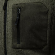 Rowan Sutherland | Fleece Mens Jacket With Zip Chest Pocket