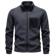 Rowan Sutherland | Fleece Mens Jacket With Zip Chest Pocket