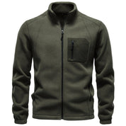 Rowan Sutherland | Fleece Mens Jacket With Zip Chest Pocket