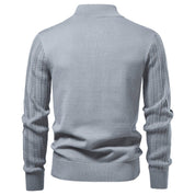 Nigel Ashcombe | Cable-Knit Cotton Sweater With Stand Collar