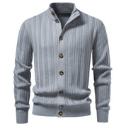 Nigel Ashcombe | Cable-Knit Cotton Sweater With Stand Collar