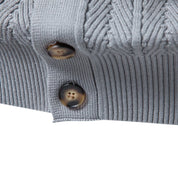 Nigel Ashcombe | Cable-Knit Cotton Sweater With Stand Collar