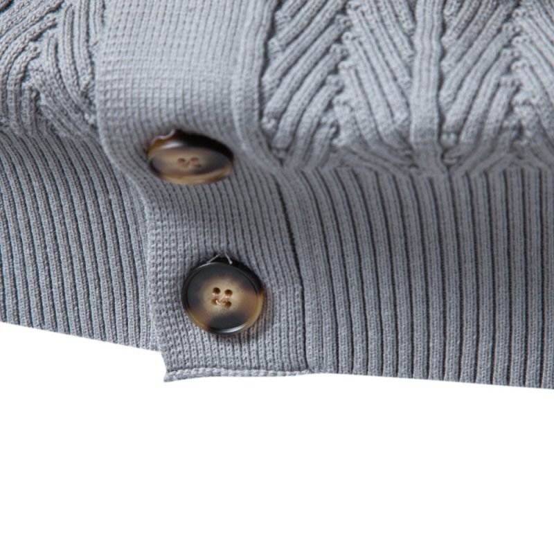 Nigel Ashcombe | Cable-Knit Cotton Sweater With Stand Collar