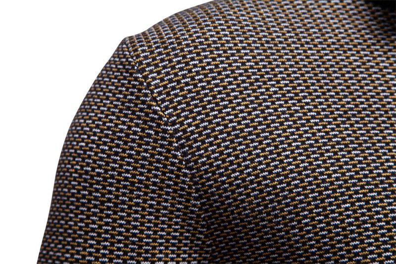 Nigel Thorpe | Fair Isle Quarter-Zip Sweater For Men