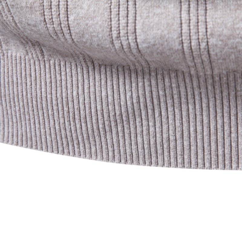 Rowan Whitlock | Ribbed Knit Sweater With Polo Collar