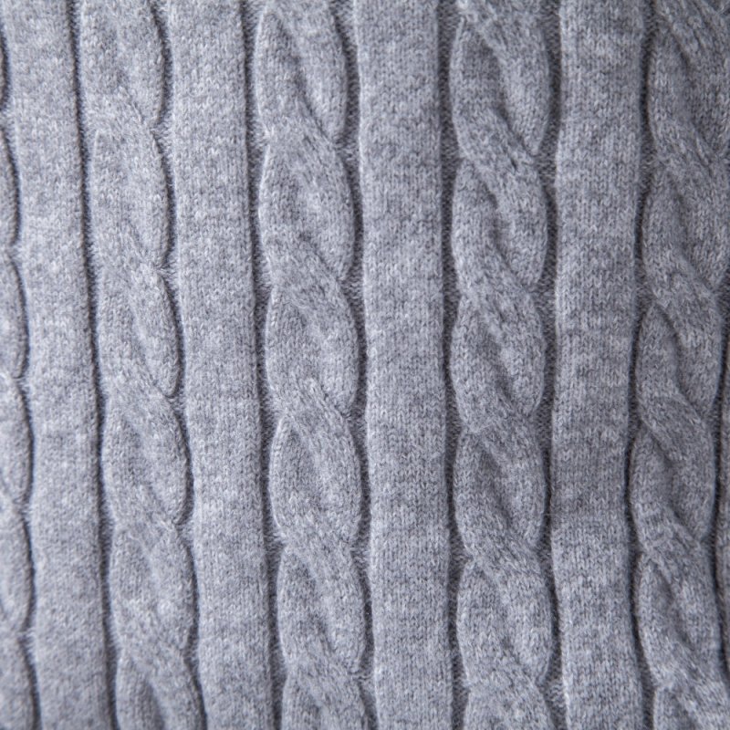 Rupert Colton | Cable-Knit Polo Sweater For Men