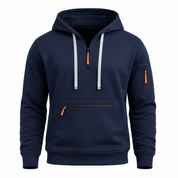 William Sinclair | Sweat à capuche demi-zip