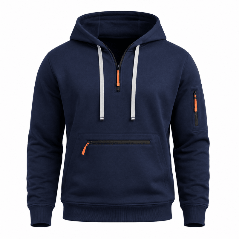 William Sinclair | Sweat à capuche demi-zip