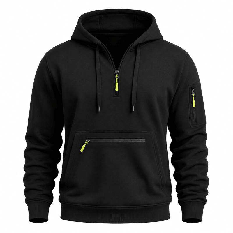 William Sinclair | Sweat à capuche demi-zip