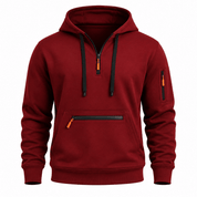 William Sinclair | Sweat à capuche demi-zip