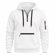 William Sinclair | Sweat à capuche demi-zip
