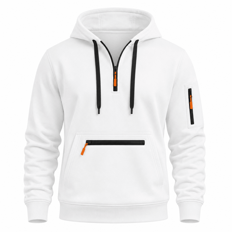 William Sinclair | Sweat à capuche demi-zip