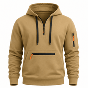 William Sinclair | Sweat à capuche demi-zip