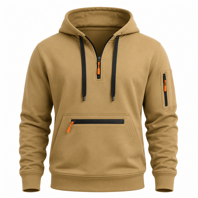 William Sinclair | Sweat à capuche demi-zip